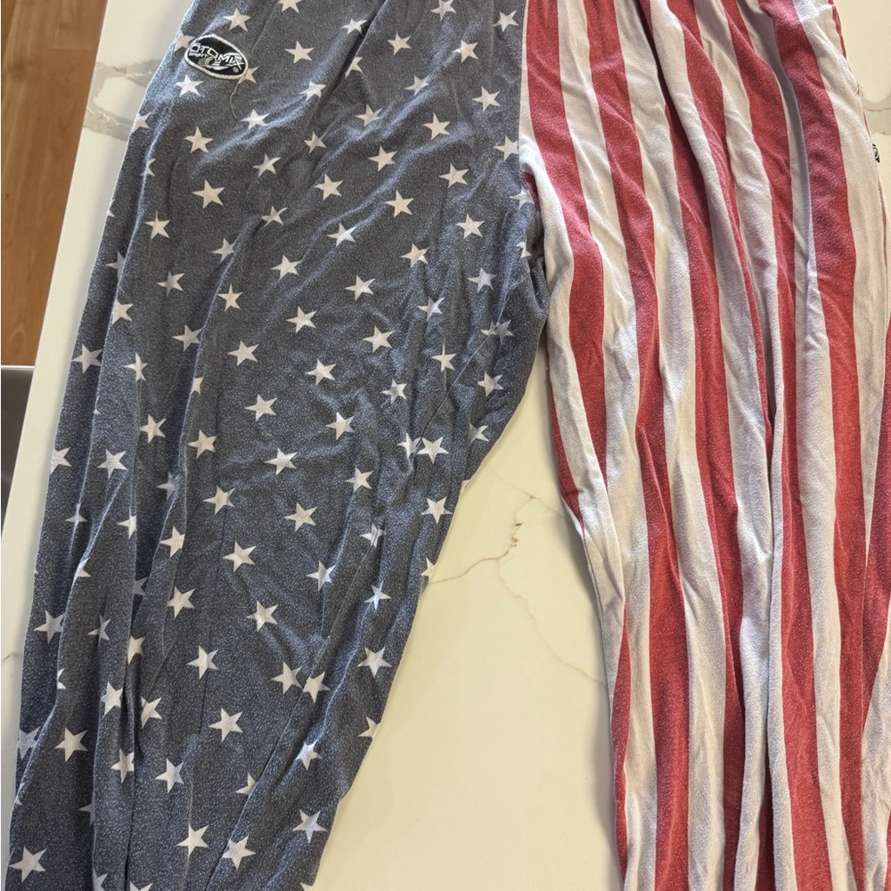 Vintage Patriotic Star and Stripe Leggings